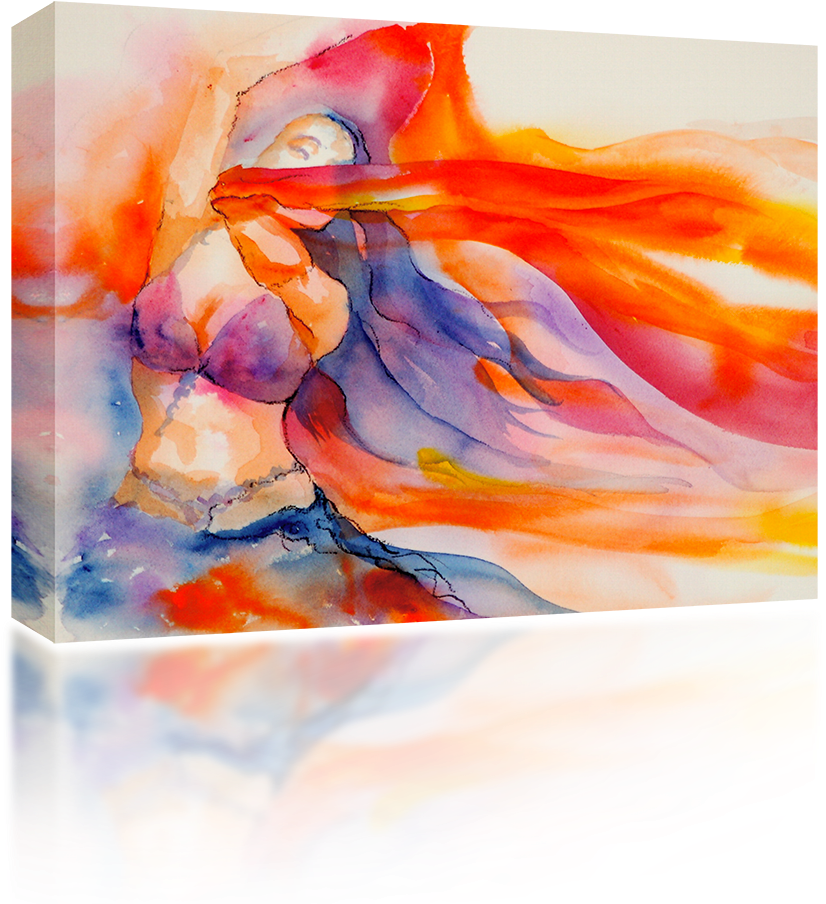 Belly Dancer's Veil - Belly Dance Art Veil (1024x1024), Png Download