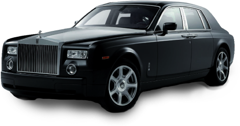 Black Rolls Royce Free Png Image - Rolls Royce Phantom Png (640x300), Png Download