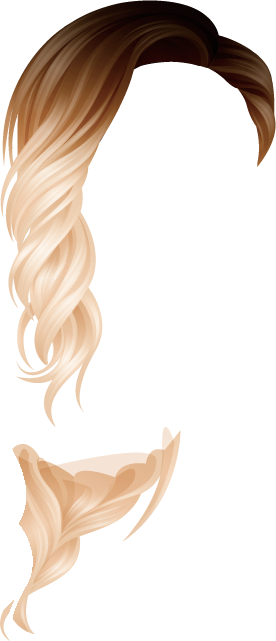 Hair Png - Momio Png (276x641), Png Download