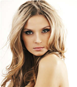 Short Hair Model Png (395x369), Png Download