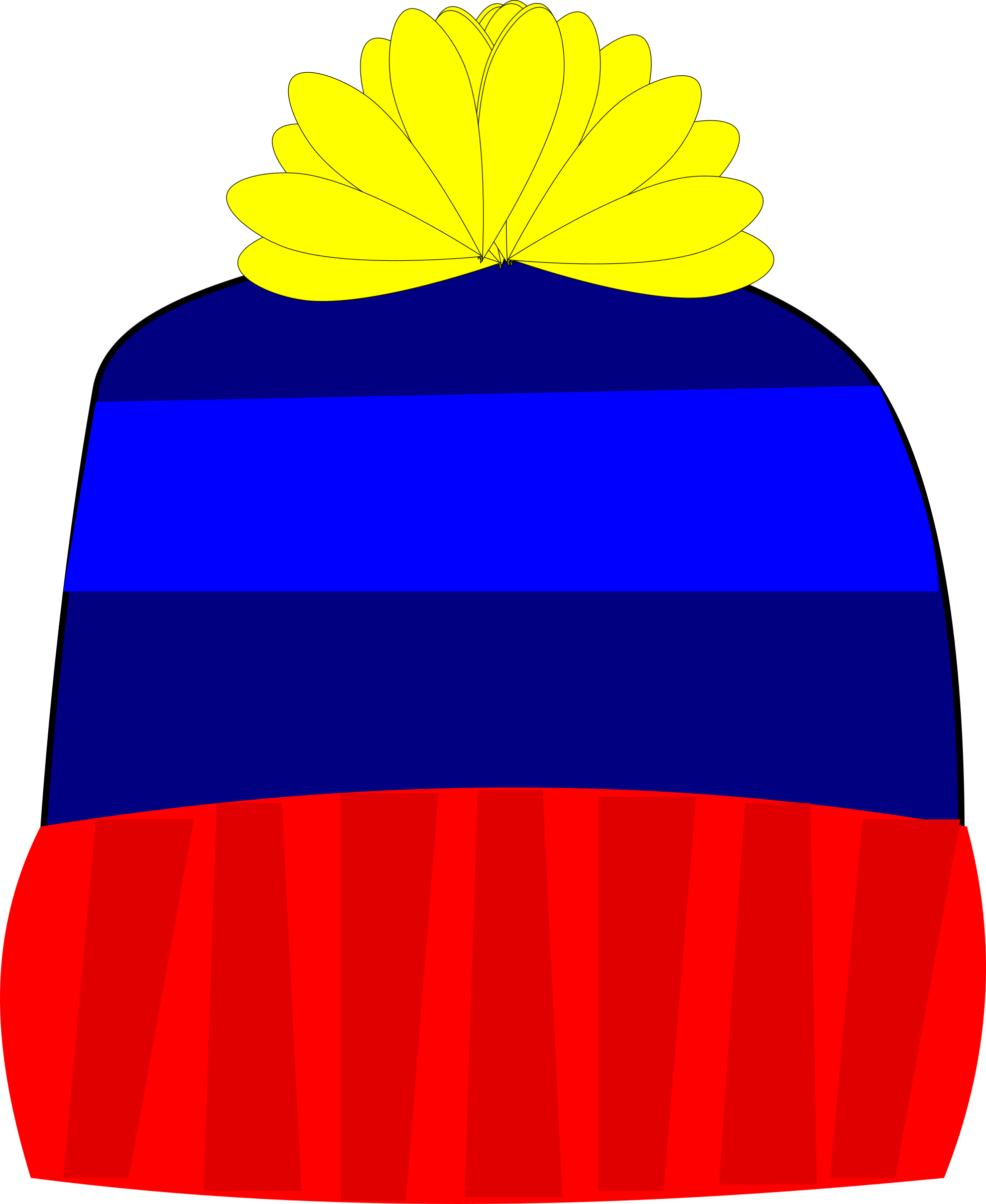 Hat - Knit Cap (1964x2400), Png Download