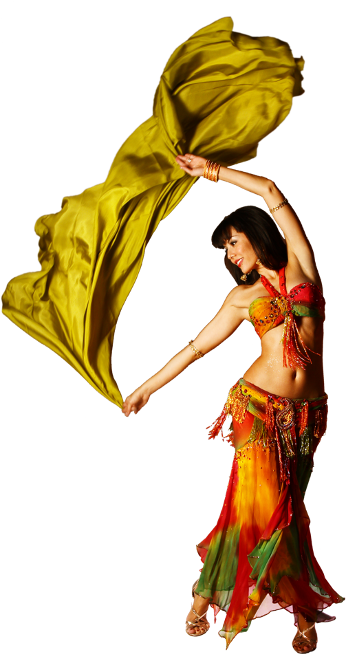 Willow Chang - Transparent Belly Dance Png (523x983), Png Download