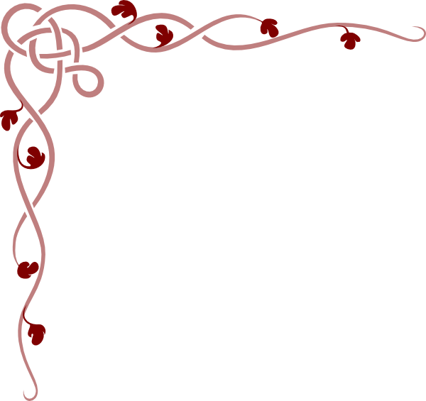 Clip Arts Related To - Corner Border Png Red (600x565), Png Download