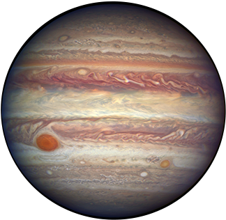 Overview - Jupiter Red Spot (480x360), Png Download