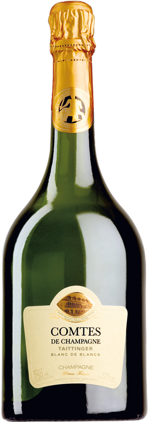 Taittinger Comtes De Champagne Blanc De Blancs Brut - Champagne Taittinger Comtes De Champagne (311x875), Png Download