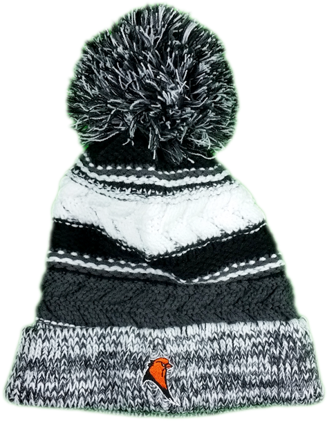 North Fond Du Lac Orioles Pom Pom Beanie - Beanie (500x661), Png Download