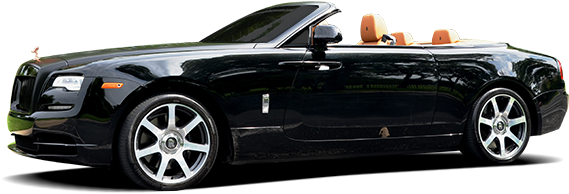 Rolls Royce Dawn - Seat Ibiza 2 Bleue (600x320), Png Download