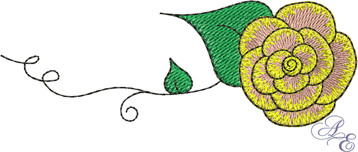 Rose Vine (722x361), Png Download