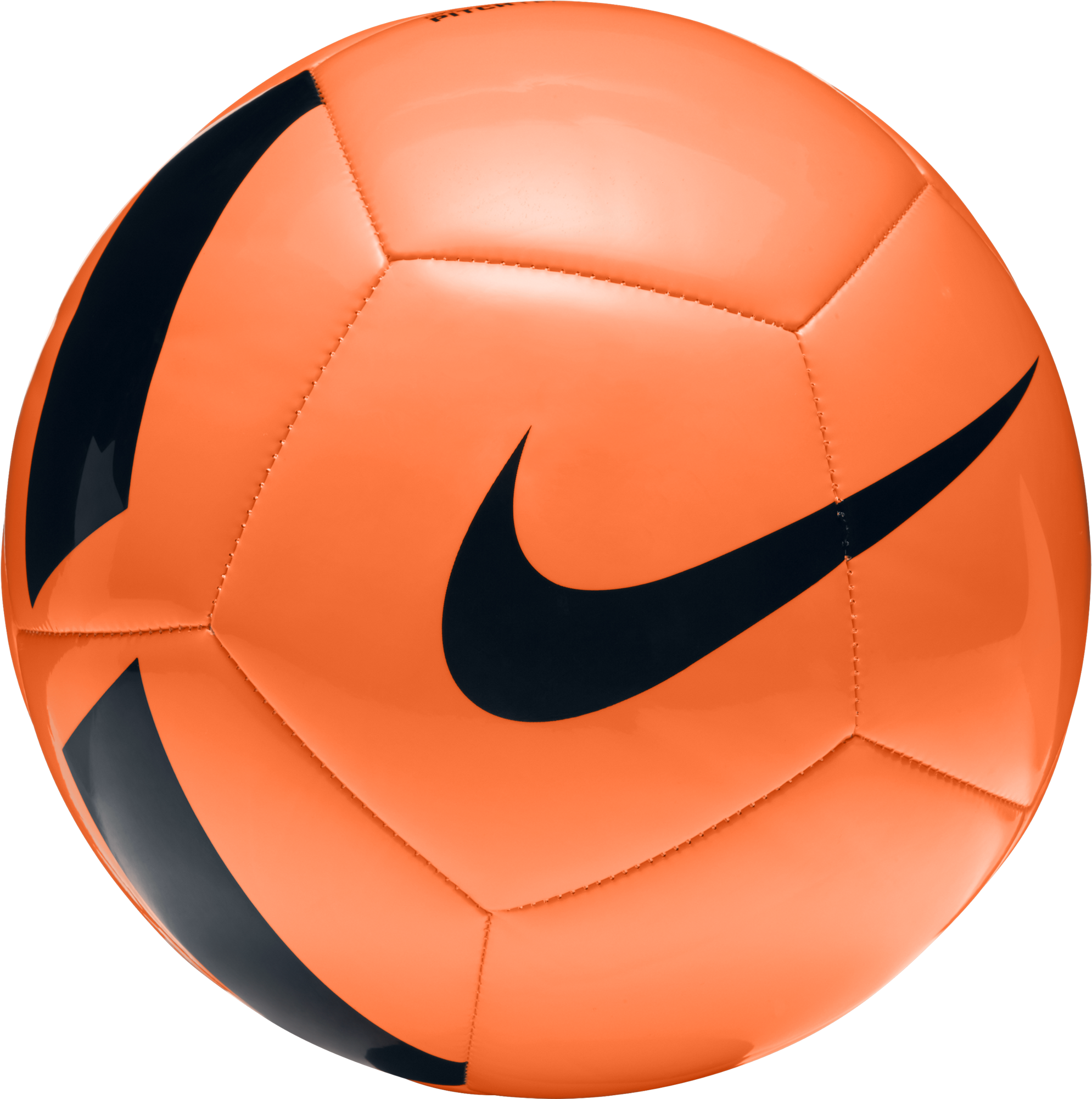 Unisex Nike Pitch Team Football - Nike Soccer Ball Orange (2000x2000), Png Download