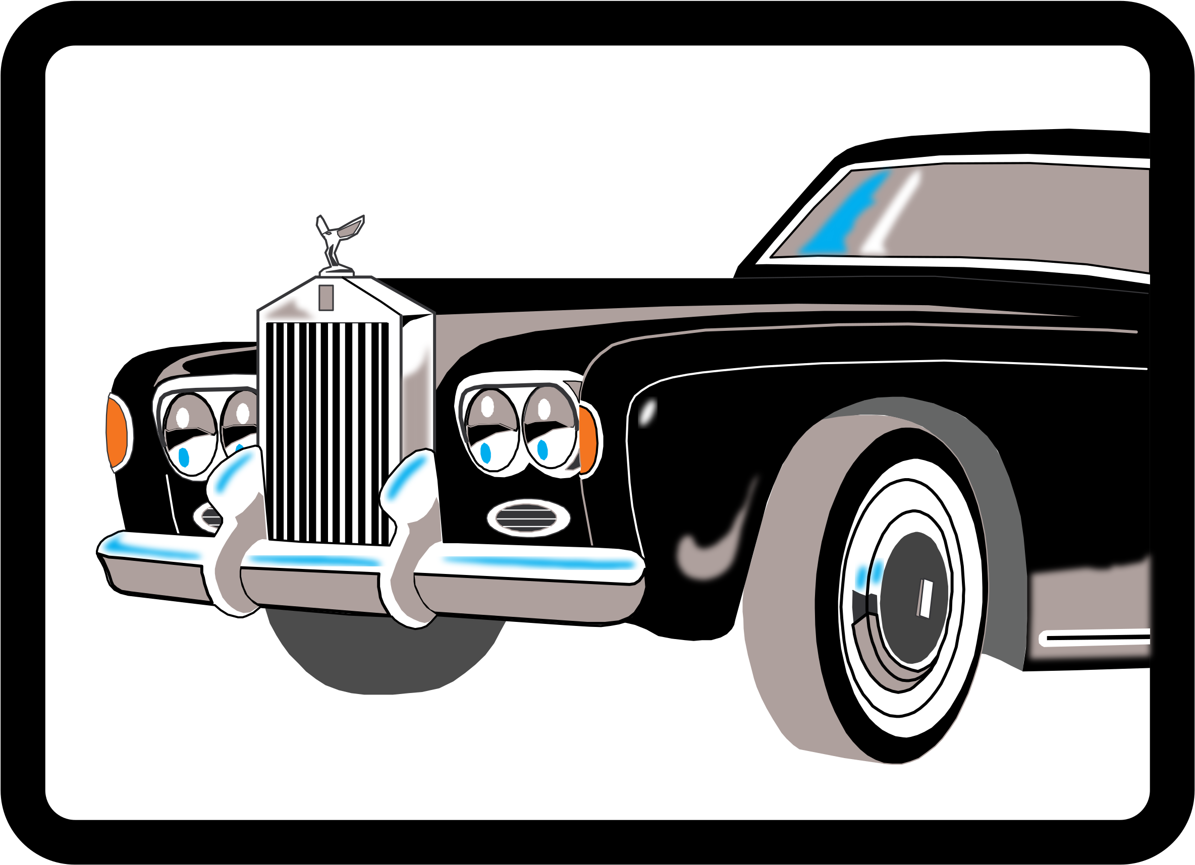 This Free Icons Png Design Of Rolls Royce Shadow (2400x1748), Png Download