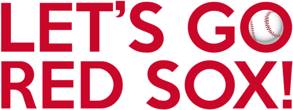 Red Sox Logo Transparent Png - Let's Go Red Sox (600x400), Png Download