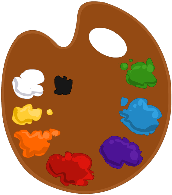 The Ourworld News - Paint Palette Png (1100x715), Png Download