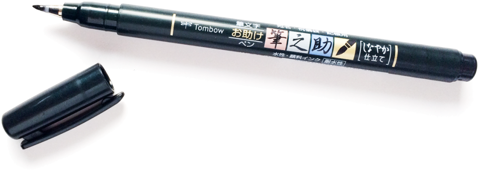 The Best Beginner Brush Lettering Supply Is The Right - Pen (1024x396), Png Download