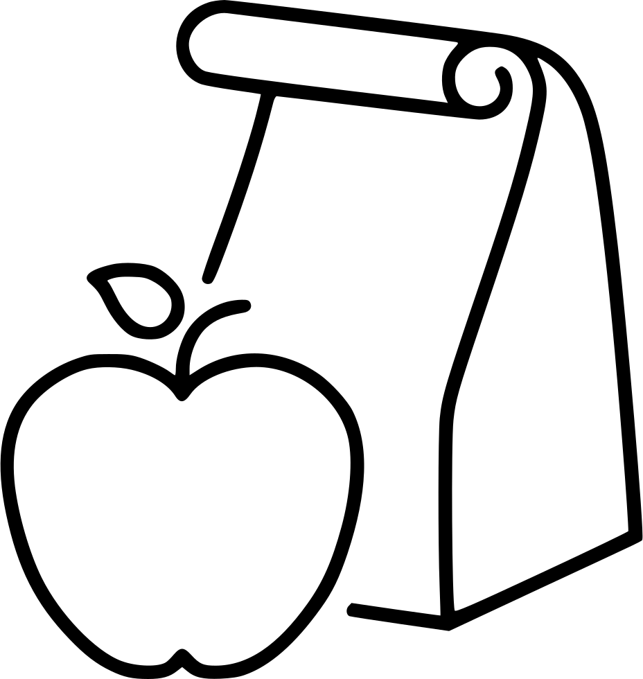Lunch Break Meal Food Fast Food Comments - Brown Bag Lunch Icon (928x980), Png Download