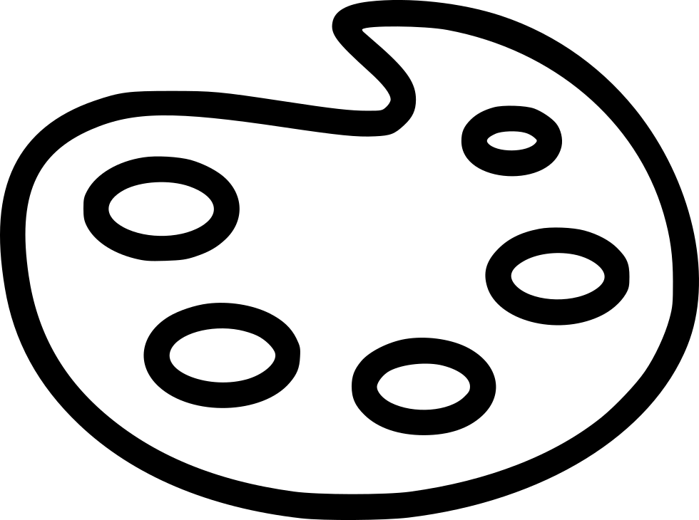 Paint Palette - - Paint (980x730), Png Download