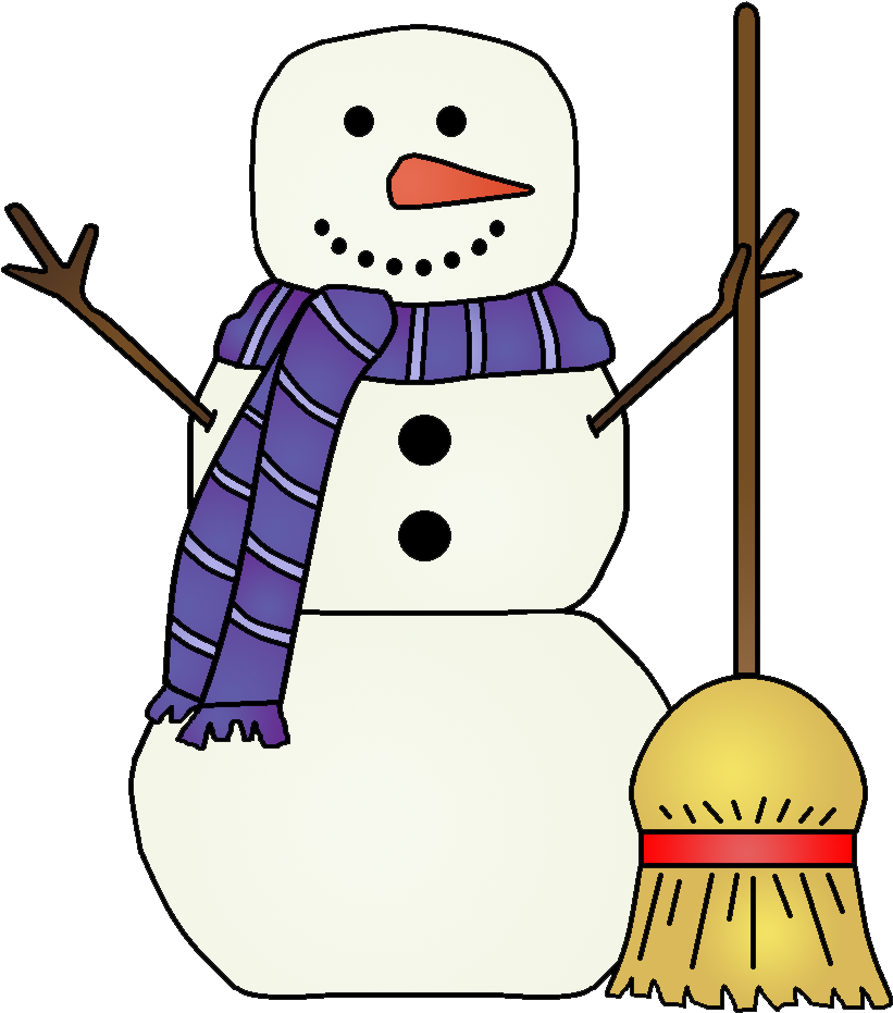 Cute Snowman With Hat Clipart - Winter Tennis Camp (840x954), Png Download