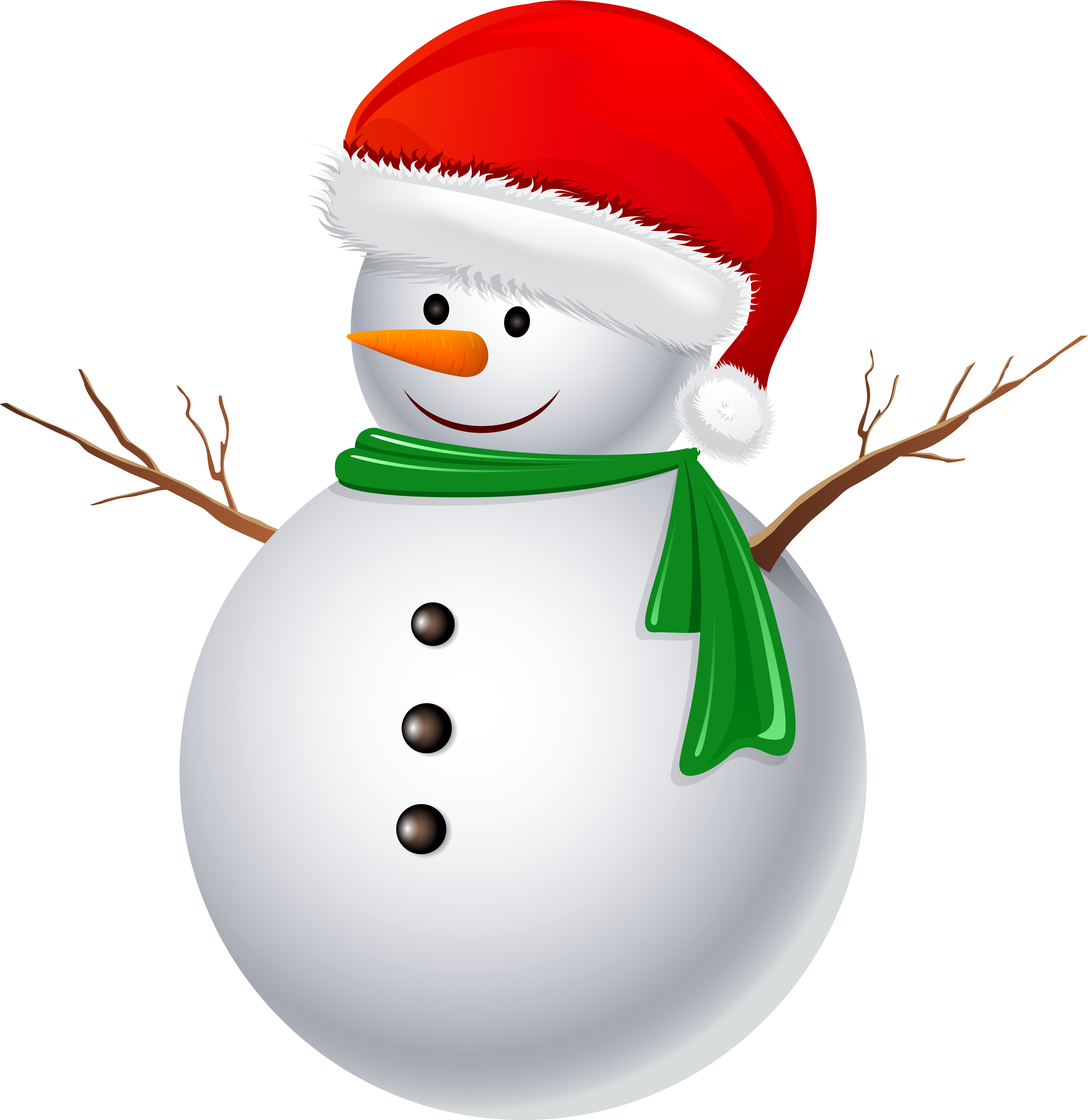 Snowman Transparent Clip Art Image (7770x8000), Png Download