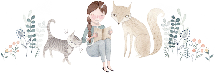 Poppy Reads Alot - Illustration (710x241), Png Download