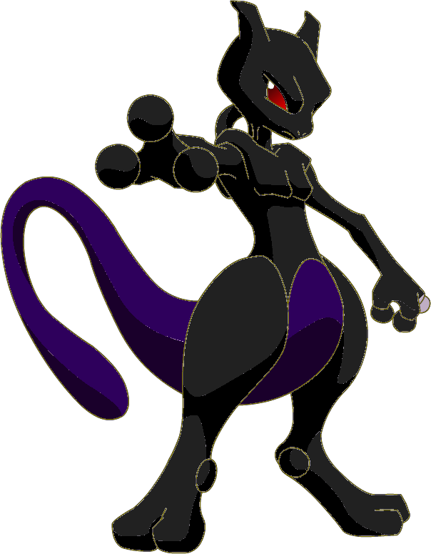 Void Mewtwo - Secrets In Pokemon Go (604x775), Png Download