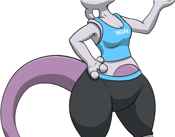 Pokemon Clipart Mewtwo - Female Mewtwo (640x480), Png Download