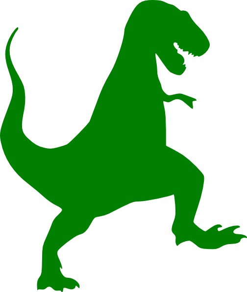 Green T - Trex Clip Art (504x597), Png Download