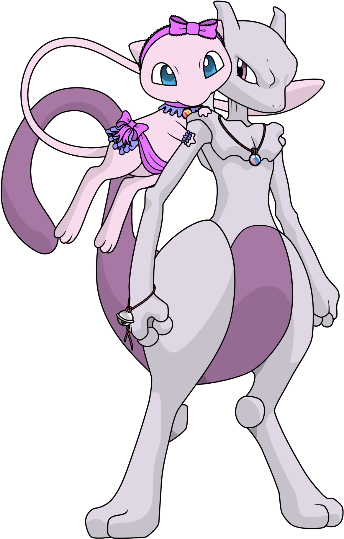 Image Library Beerus Drawing Mewtwo - Mewtwo (1280x1898), Png Download