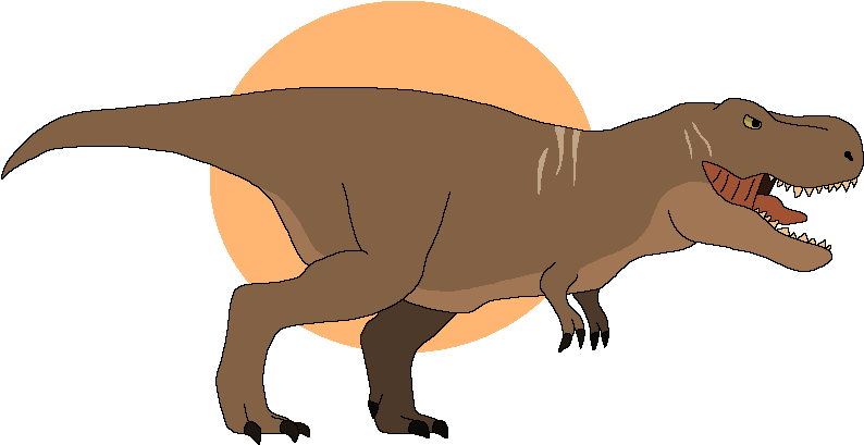 Vector Free Trex Clipart Running - Digital Art (800x500), Png Download