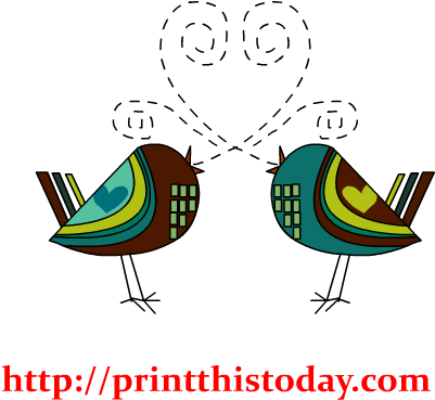 Love Birds Clipart Grey Wedding - Clip Art (417x417), Png Download