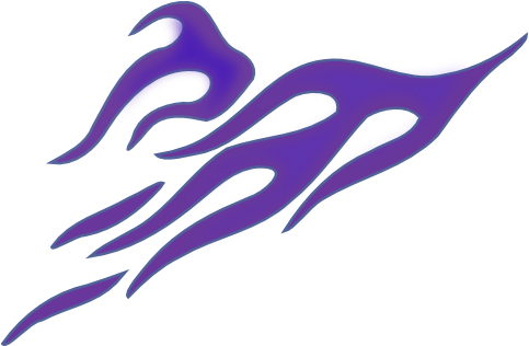 Left Blue And Purple Flame Svg Clip Arts 600 X 343 (600x343), Png Download