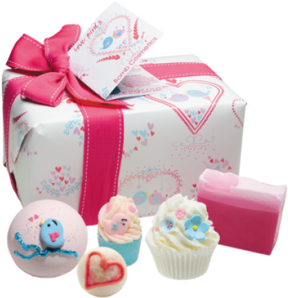 Love Birds Gift Pack - Bomb Cosmetics Love Birds (430x430), Png Download