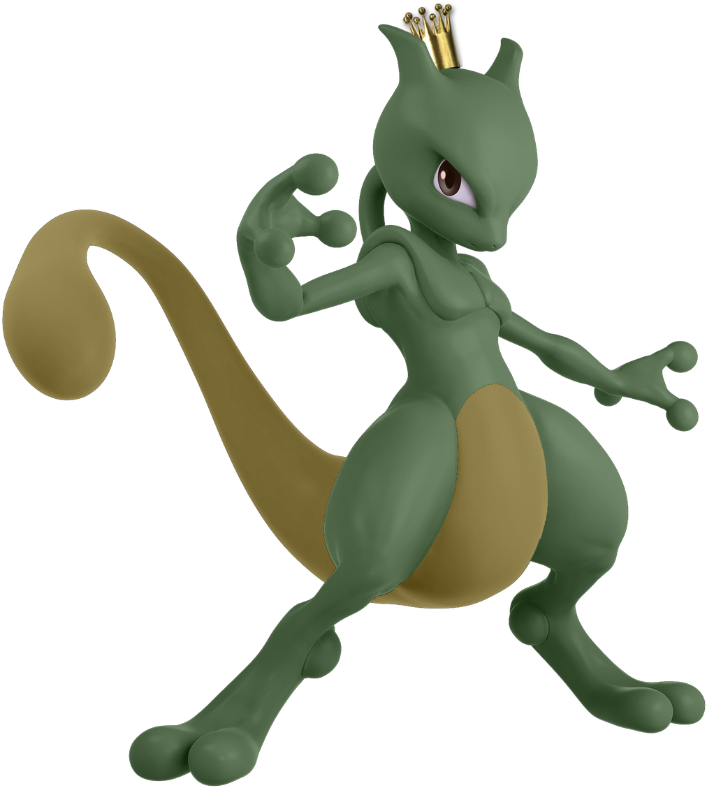 Custom Spooky Ultimate Renders On Twitter Png Mewtwo - Super Smash Bros Ultimate Mewtwo Png (1200x1159), Png Download