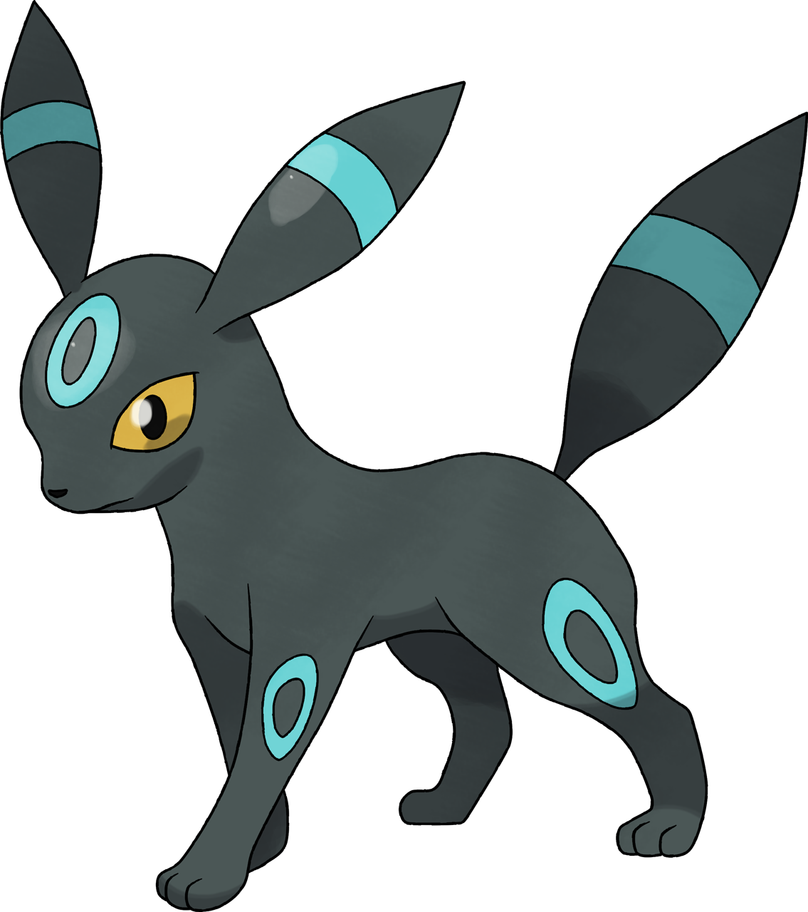 Nickname - Midnight - Pokemon Umbreon (1135x1280), Png Download