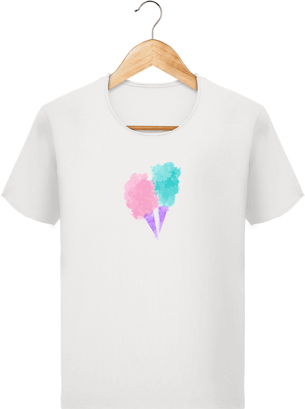 T-shirt Homme Stanley Imagines Vintage Watercolor Cotton - T-shirt (690x850), Png Download