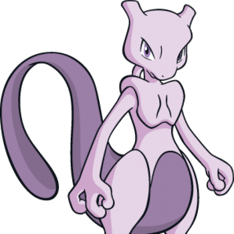 Click To Edit - Yellow Mewtwo (480x480), Png Download