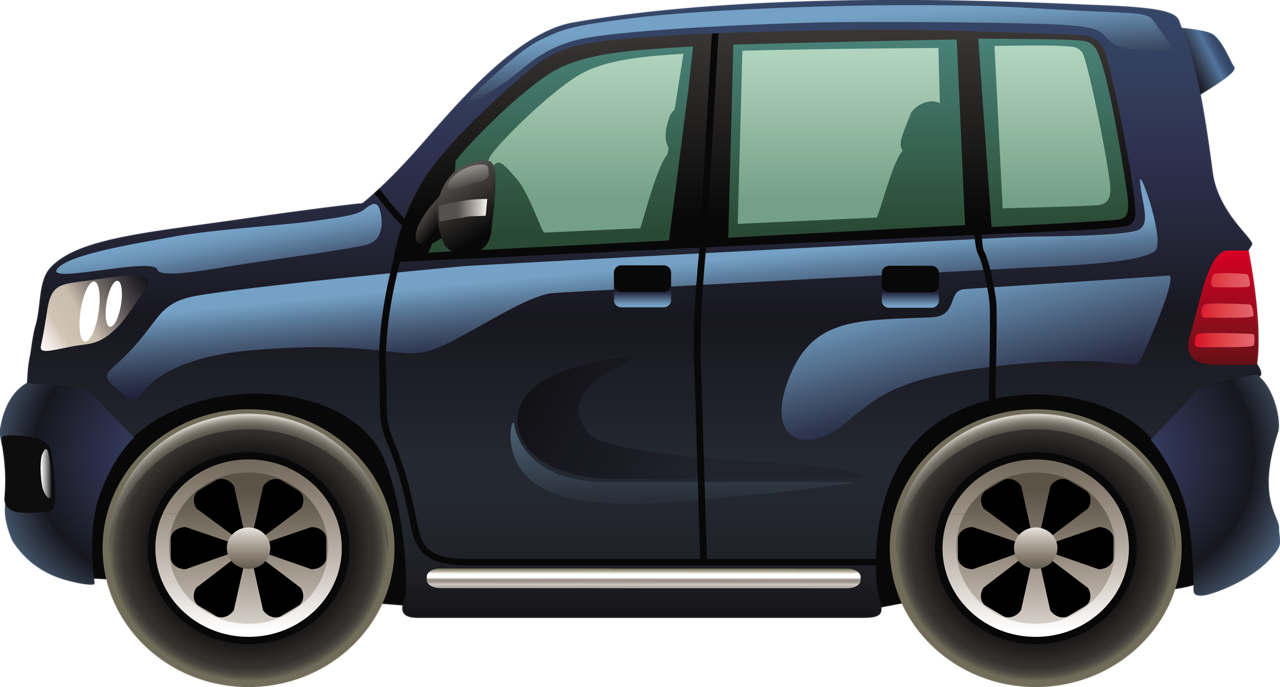 Art Transportation, Clipart, Planes, Automobile - Car Png Cartoon Suv (1280x687), Png Download