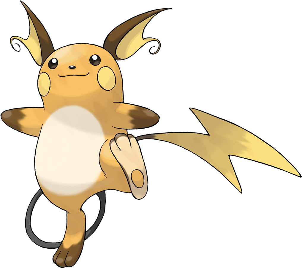 Raichu - Pokemon Raichu (1016x1016), Png Download