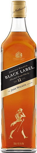 Black Label Png - Jane Walker Black Label (300x600), Png Download