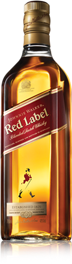 Johnnie Walker Red Label Blended Scotch Whisky - Red Label Whisky (400x532), Png Download