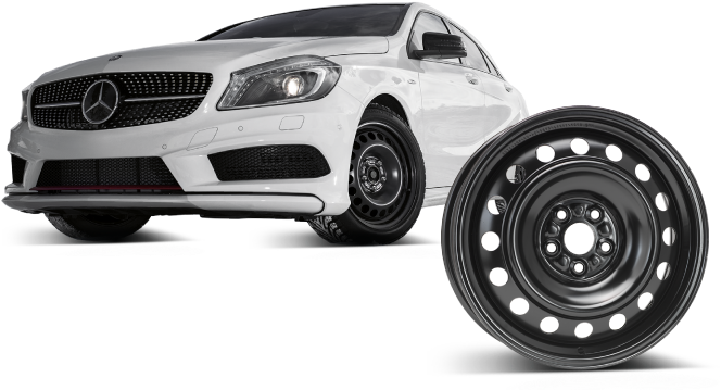 Alcar Steelwheels Wheels - Nissan (699x439), Png Download