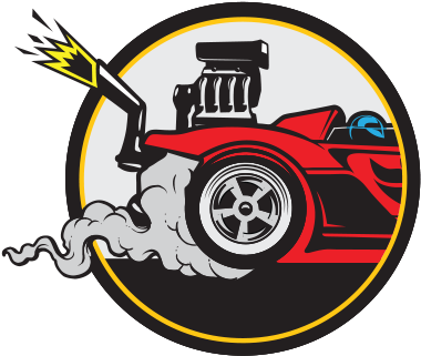 Fright Cars - Hot Wheels Logo Car (406x330), Png Download