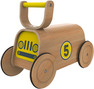 Wooden Walker - Mamatoyz (600x398), Png Download