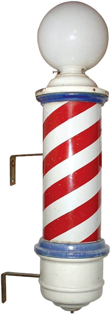 My Old Barber Shops - Barber Shop Sign Gif (365x1024), Png Download