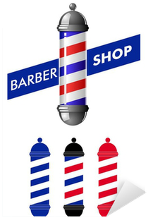 Barber Wall Stickers (400x400), Png Download