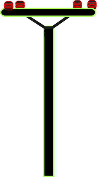 How To Set Use Telephone Pole Clipart (324x593), Png Download