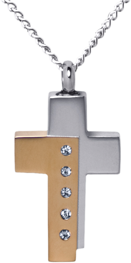 601 Two Tone Cross - Cross (900x900), Png Download