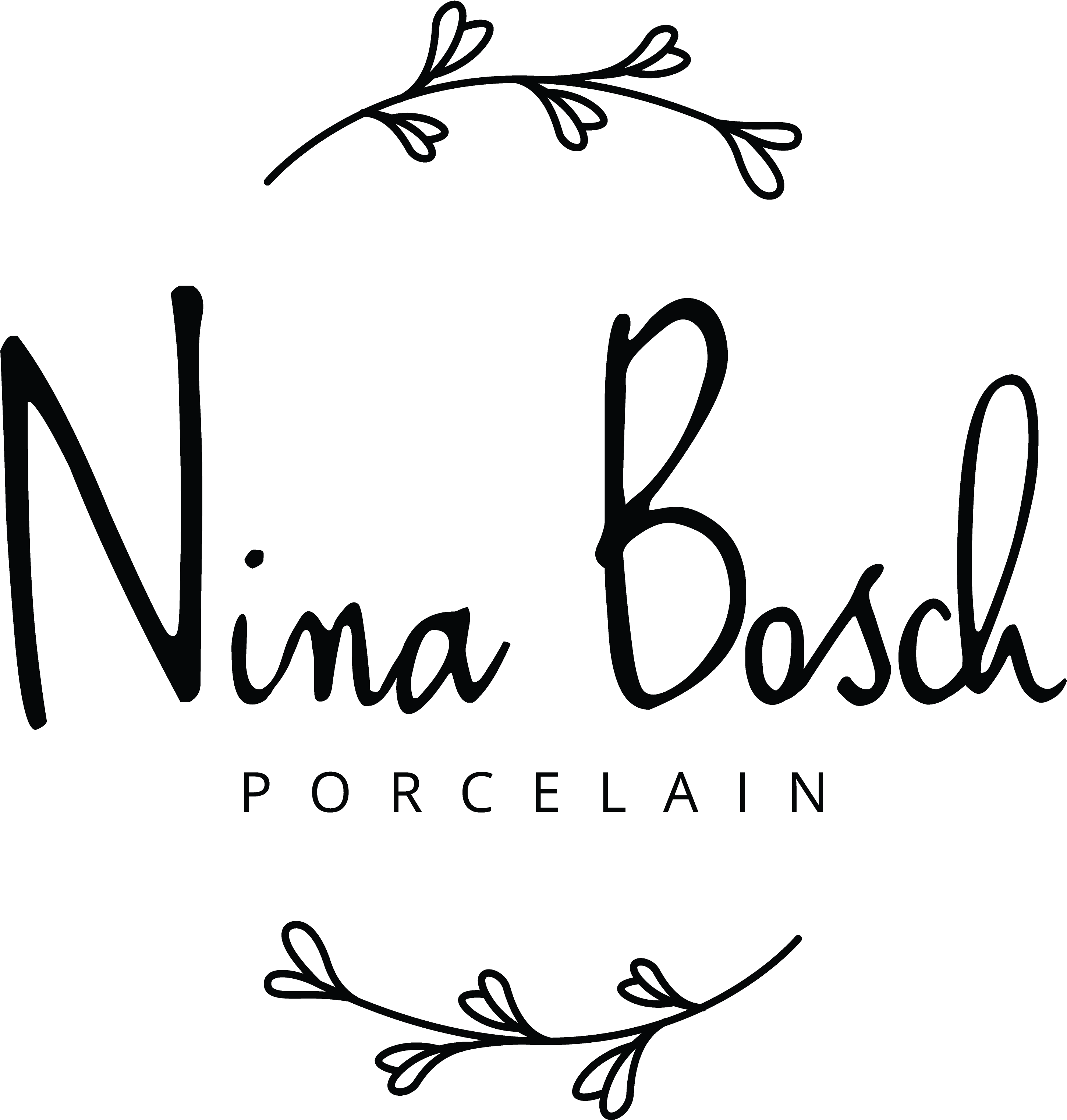 Nina Bosch Porcelain - Logo (4000x4000), Png Download