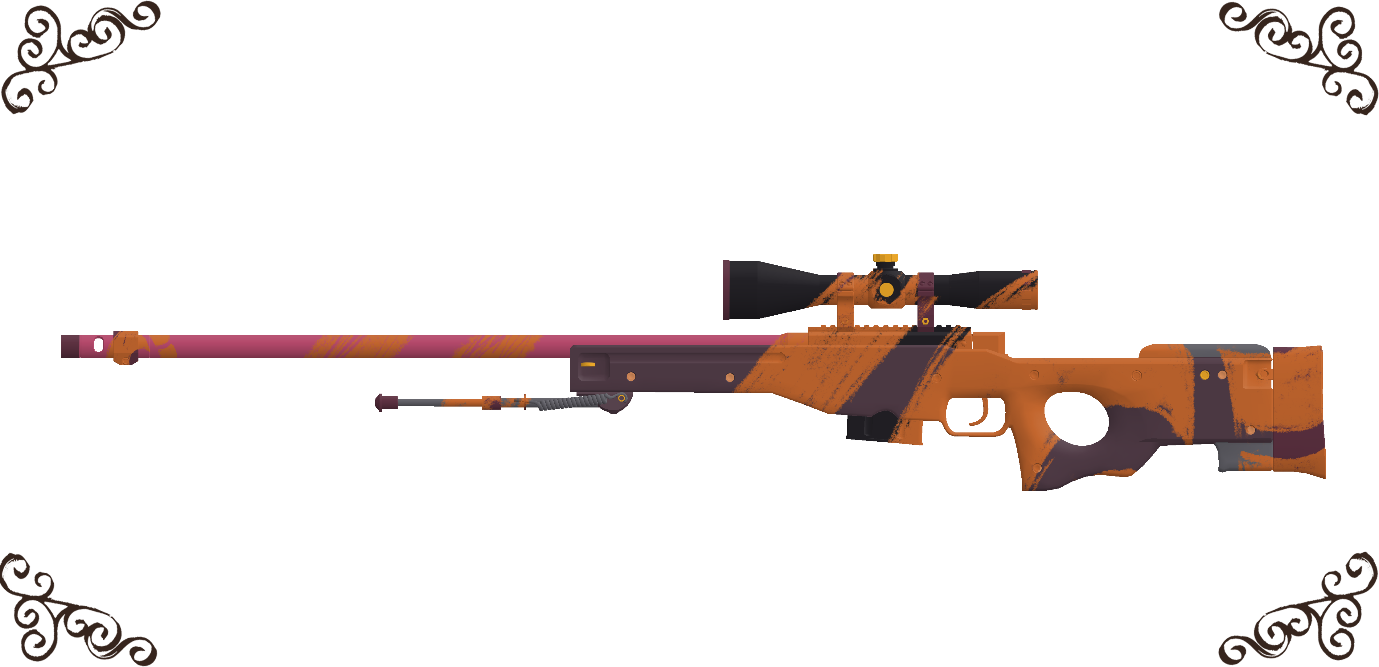 M4a1-s Pp Bizon (4473x2164), Png Download