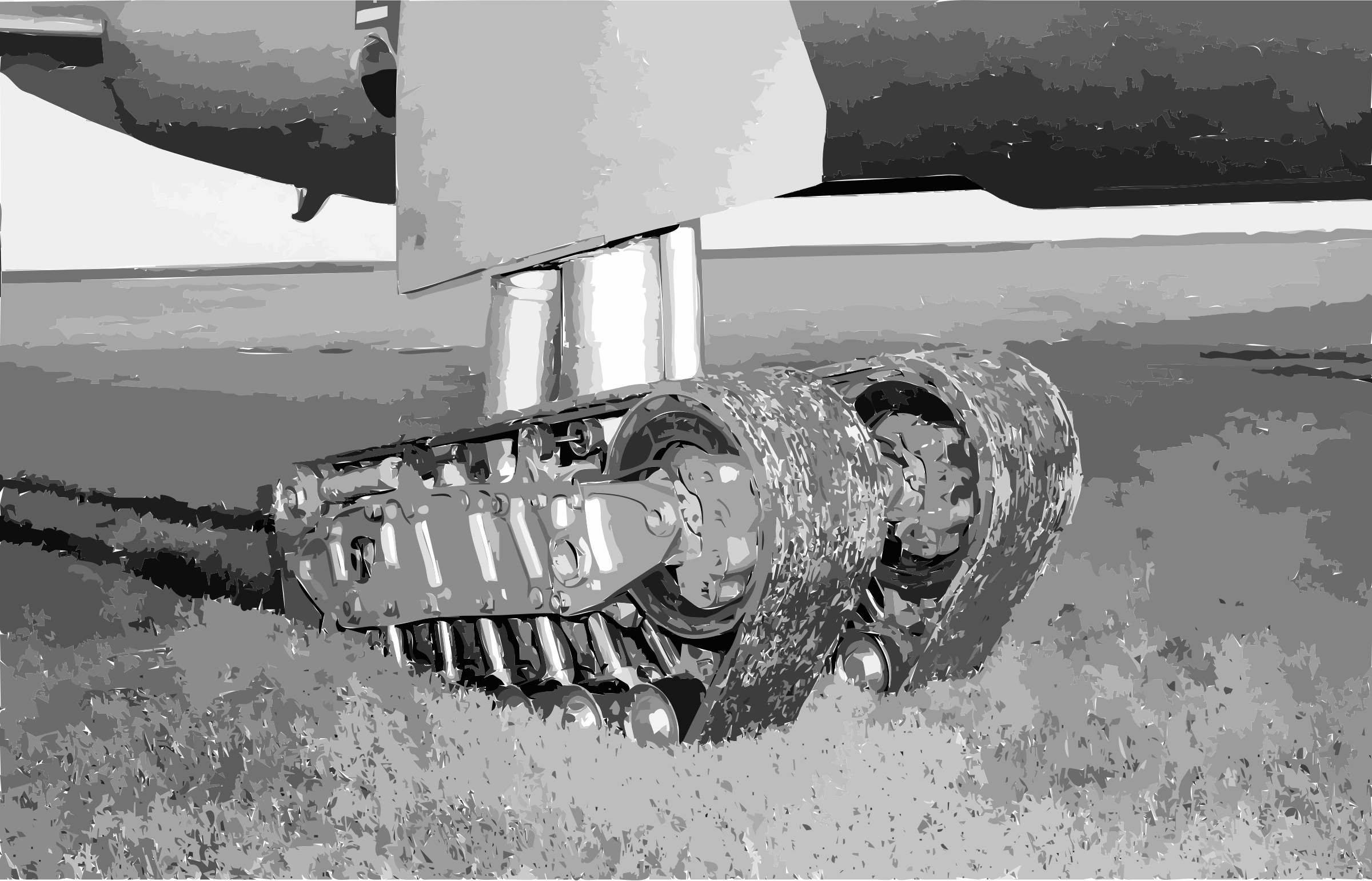 This Free Icons Png Design Of B-36 Tracked Gear Edit (2400x1542), Png Download