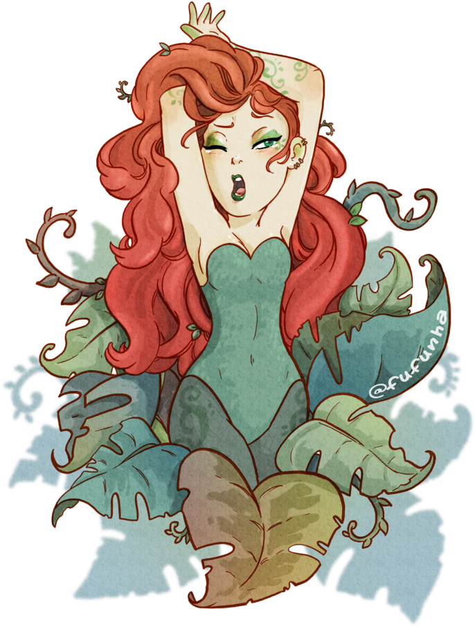 Poison Ivy By Fufunha (723x1104), Png Download
