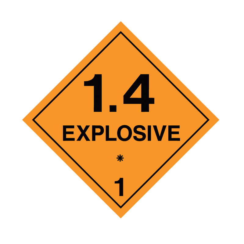 Brady Dangerous Goods Sign / Placard (800x800), Png Download